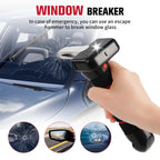 KEKOY Car Handle Assist for Elderly, 4 in 1 Vehicle Support Handle Automotive Door Assist Handles with LED Light, Seatbelt Cutter, Window Breaker Standing Mobility Aid for Car