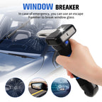 KEKOY Car Door Handle for Elderly, 4 in 1 Car Assist Handle with LED Light, Seatbelt Cutter, Window Breaker Standing Mobility Aid for Car