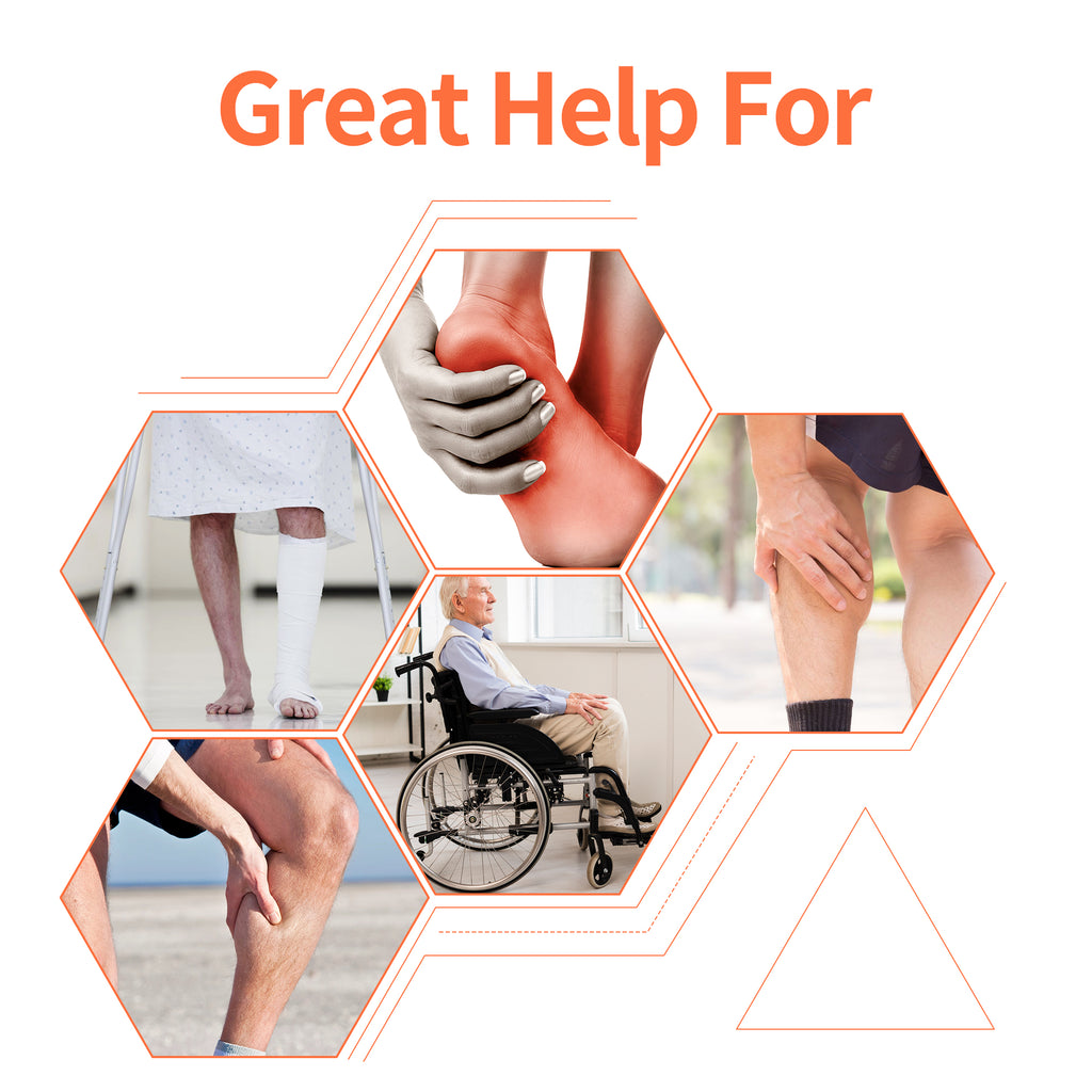 KEKOY Leg Lifter Strap, Rigid Foot Loop, Mobility Aid for Hip & Knee Replacement, Wheelchair, Handicap, Disability, 40.5" Long
