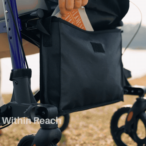 kekoy senior walker comes fully equipped