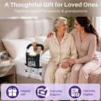 kekoy L-shape adjustable bed rail practical support for family