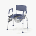 KEKOY Bedside Commode Chair with Padded Backrest
