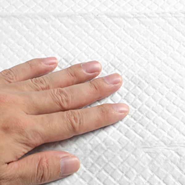 Hand on a textured keoy pad surface