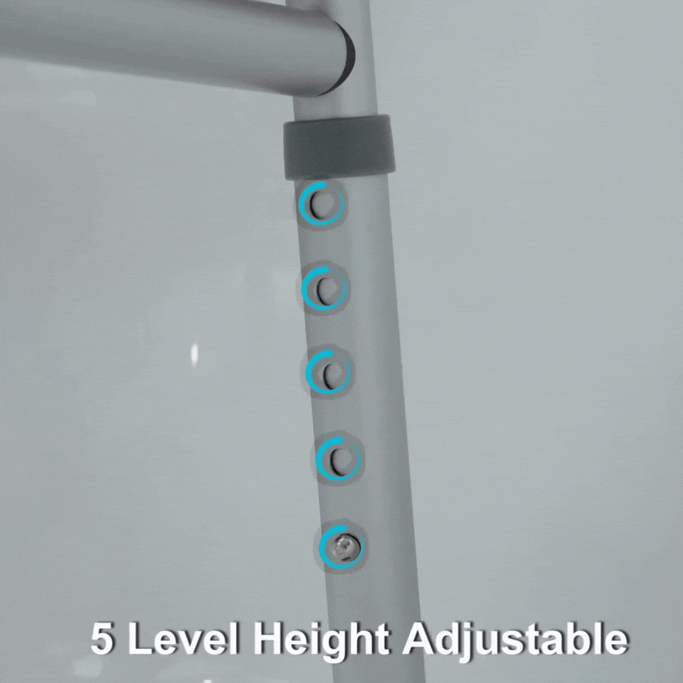  5 height settings (17"–21") to accommodate different users