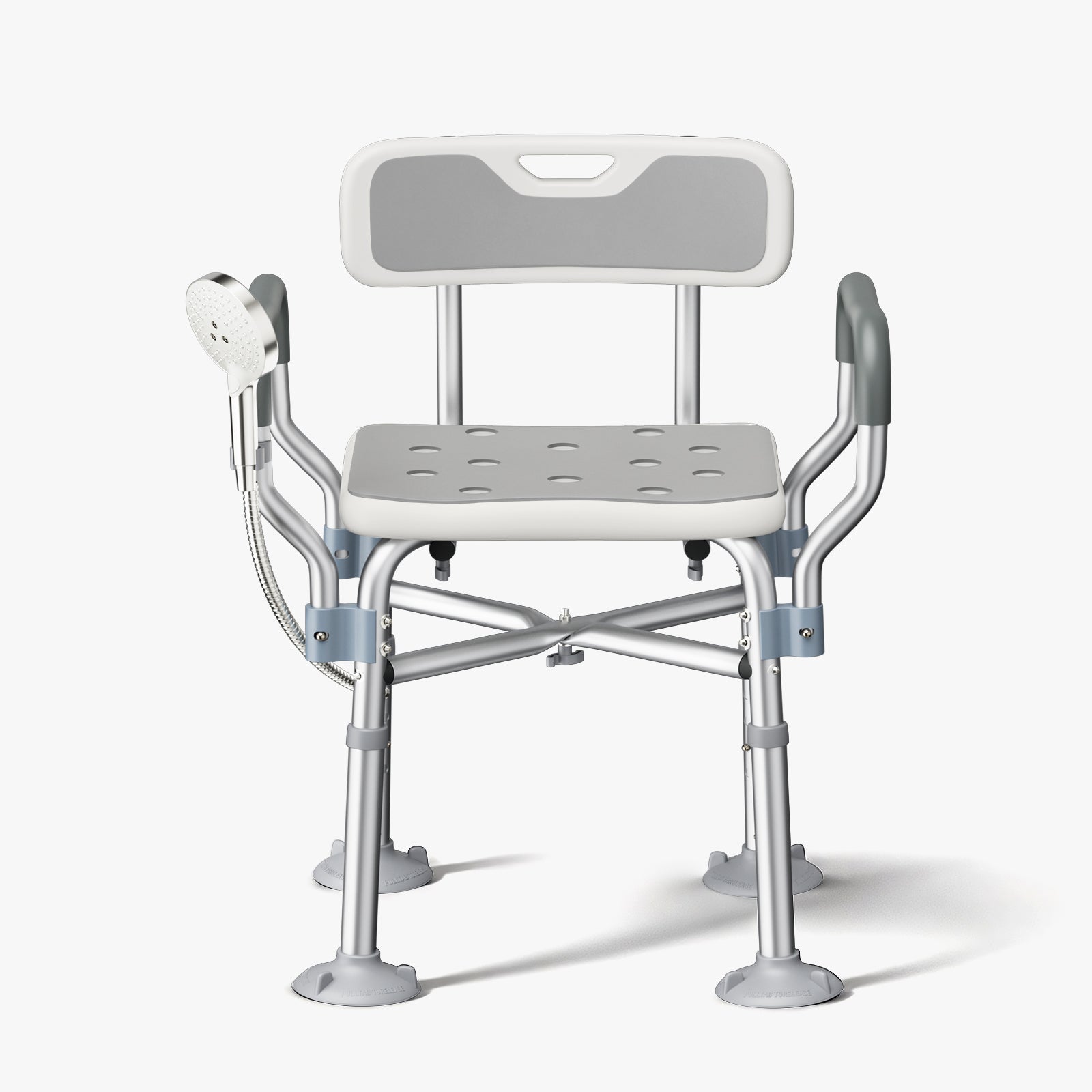 KEKOY Heavy Duty Shower Chair with Back & Arms