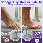 KEKOY Heavy Duty Shower Chair with Back & Arms