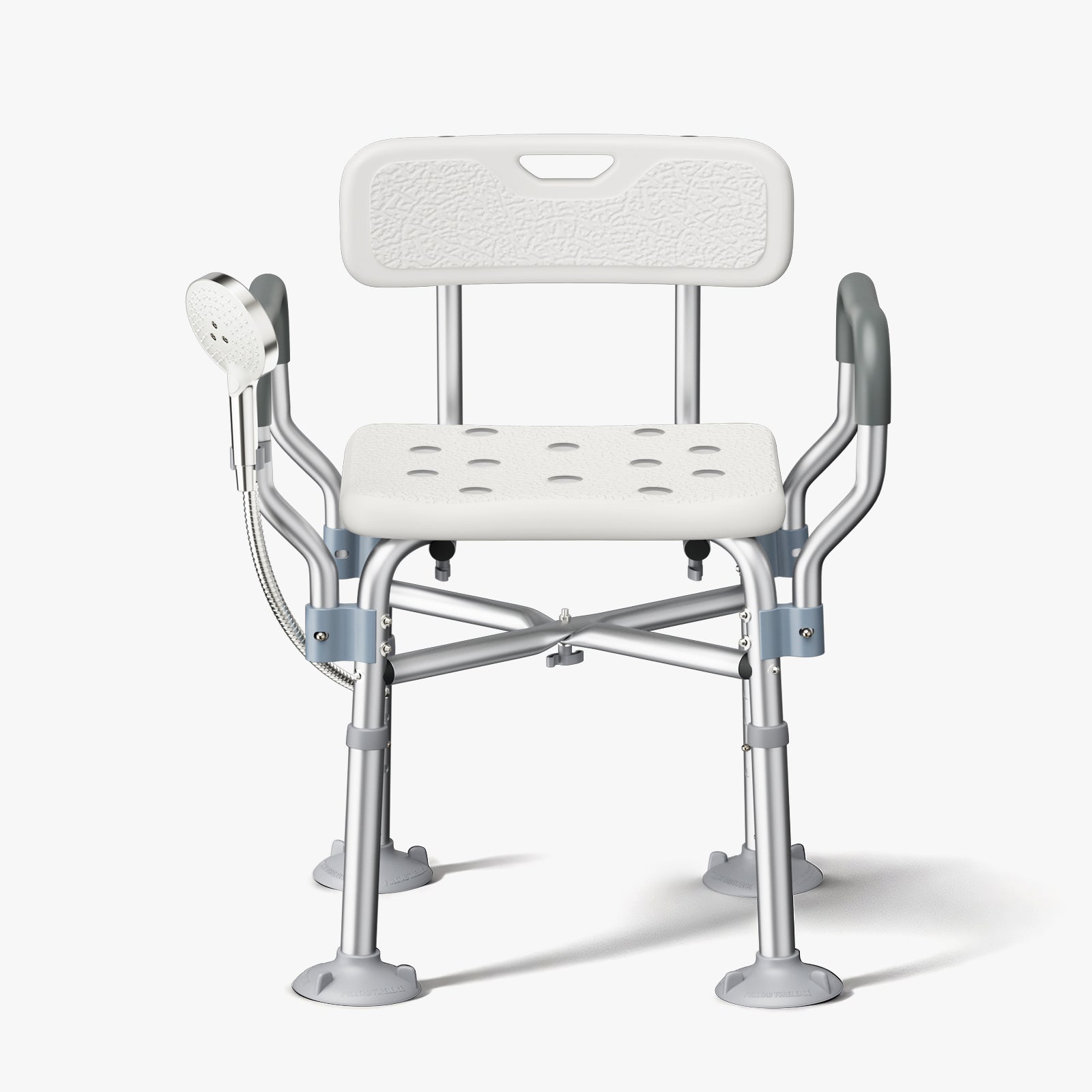 KEKOY Heavy Duty Shower Chair with Back & Arms