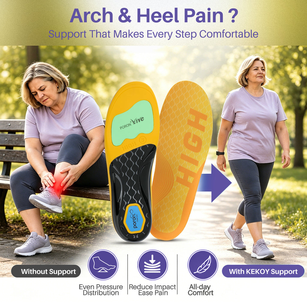 Kekoy Orthotic Arch Support Insoles