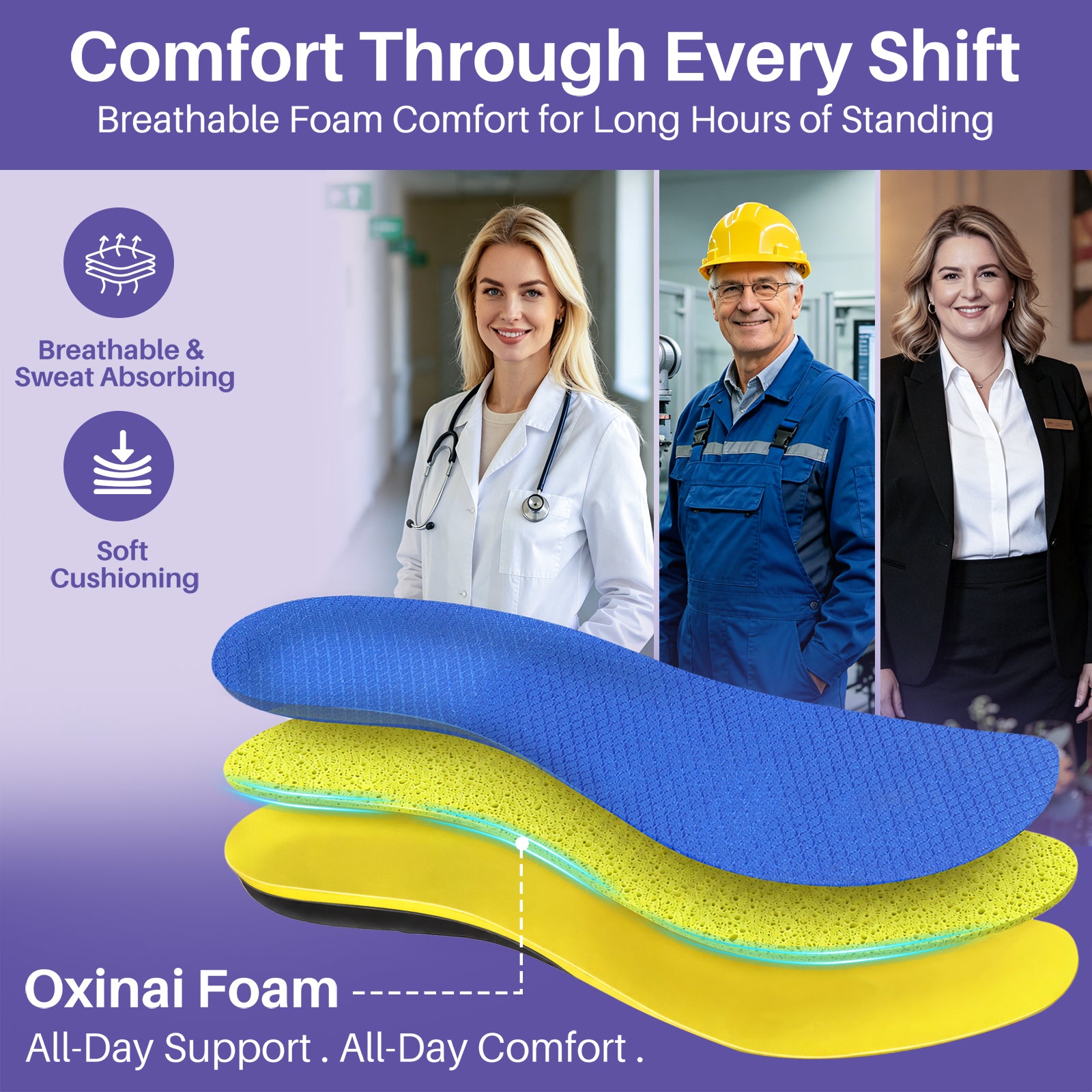 Kekoy Orthotic Arch Support Insoles