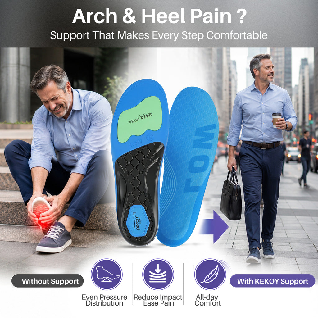 Kekoy Orthotic Arch Support Insoles