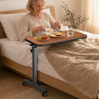kekoy pneumatic overbed table lifestyle