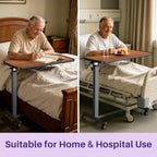 kekoy pneumatic overbed table for home and hospital use
