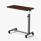 kekoy pneumatic overbed table smoked walnut color