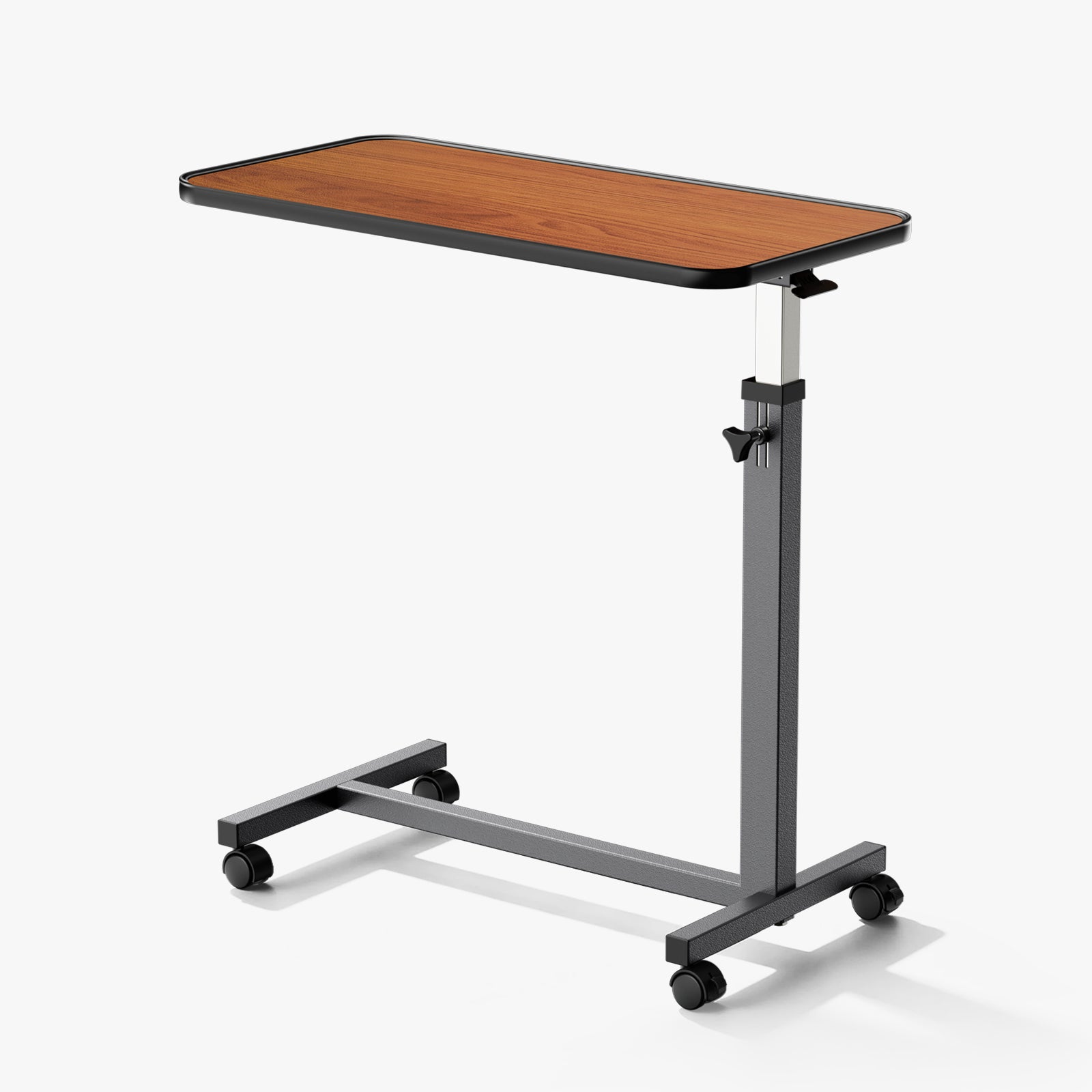 kekoy pneumatic overbed table walnut color