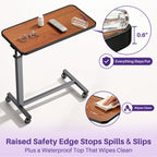 kekoy pneumatic overbed table safety edge