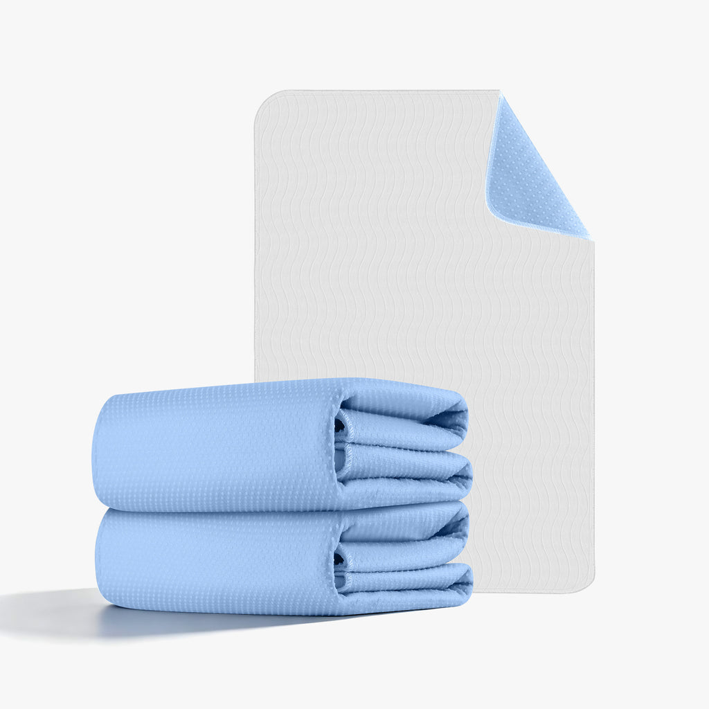 KEKOY Reusable Waterproof Bed Pads with Anti-Slip Backing