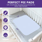 KEKOY Standard Reusable Waterproof Bed Pads