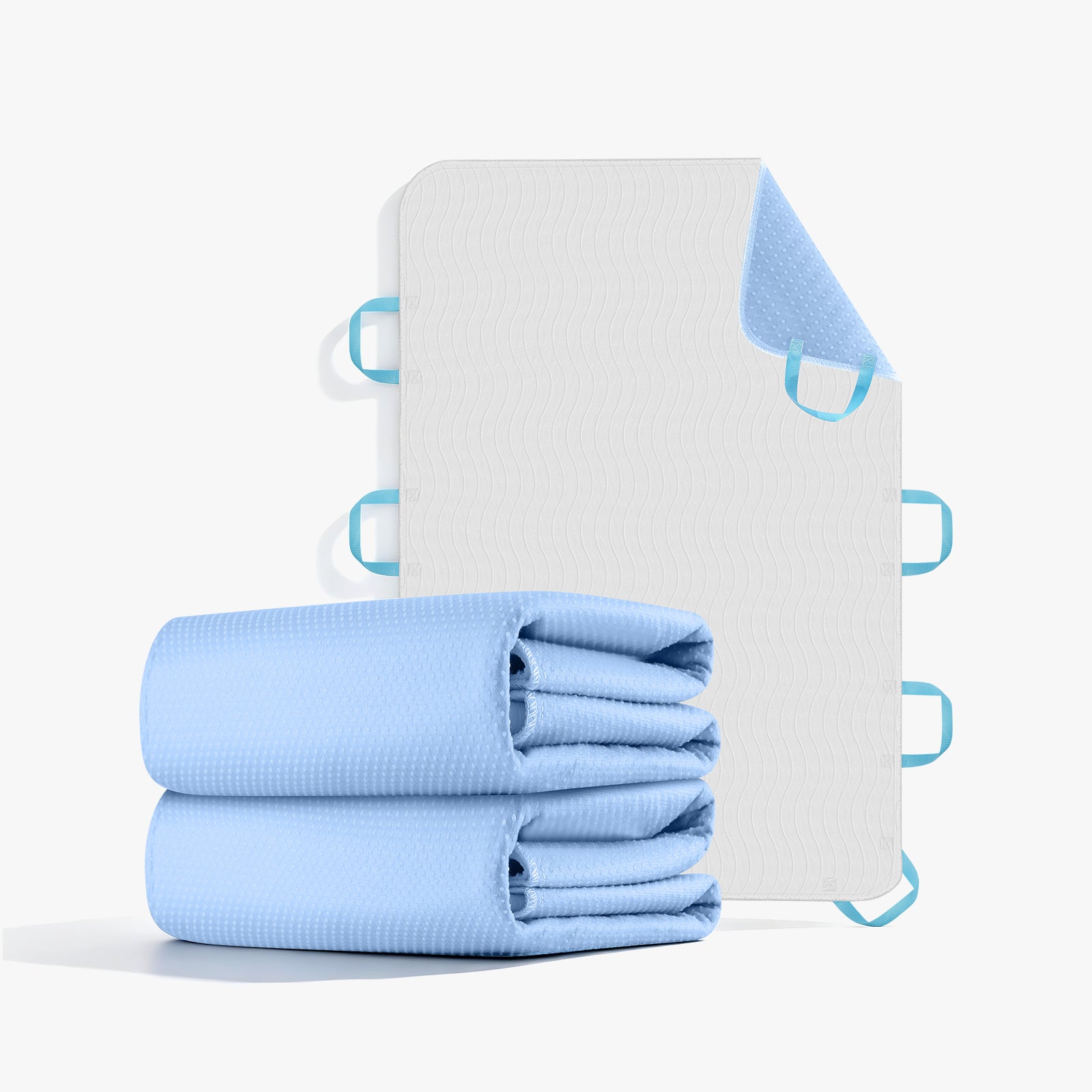 KEKOY Reusable Positioning Bed Pads with 8 Handles, 34" x 52"