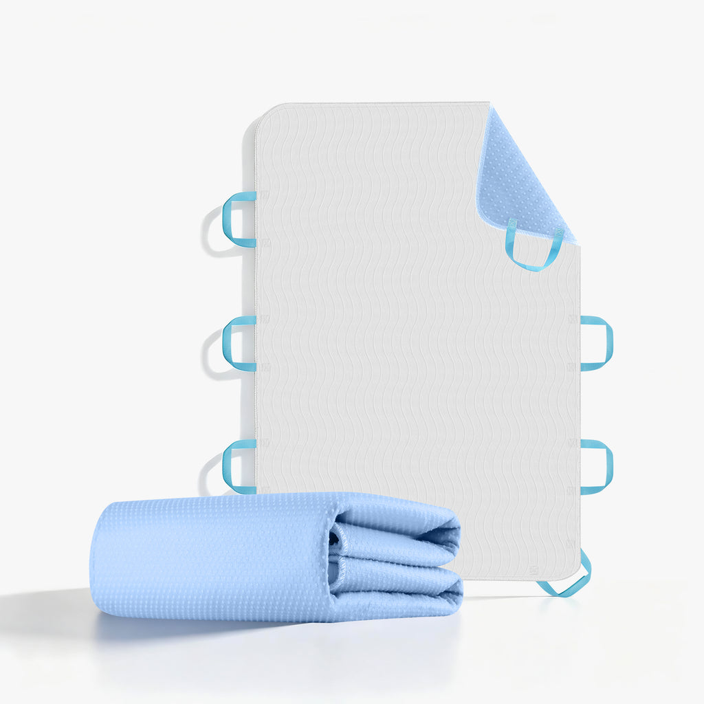 KEKOY Reusable Positioning Bed Pads with 8 Handles, 34" x 52"