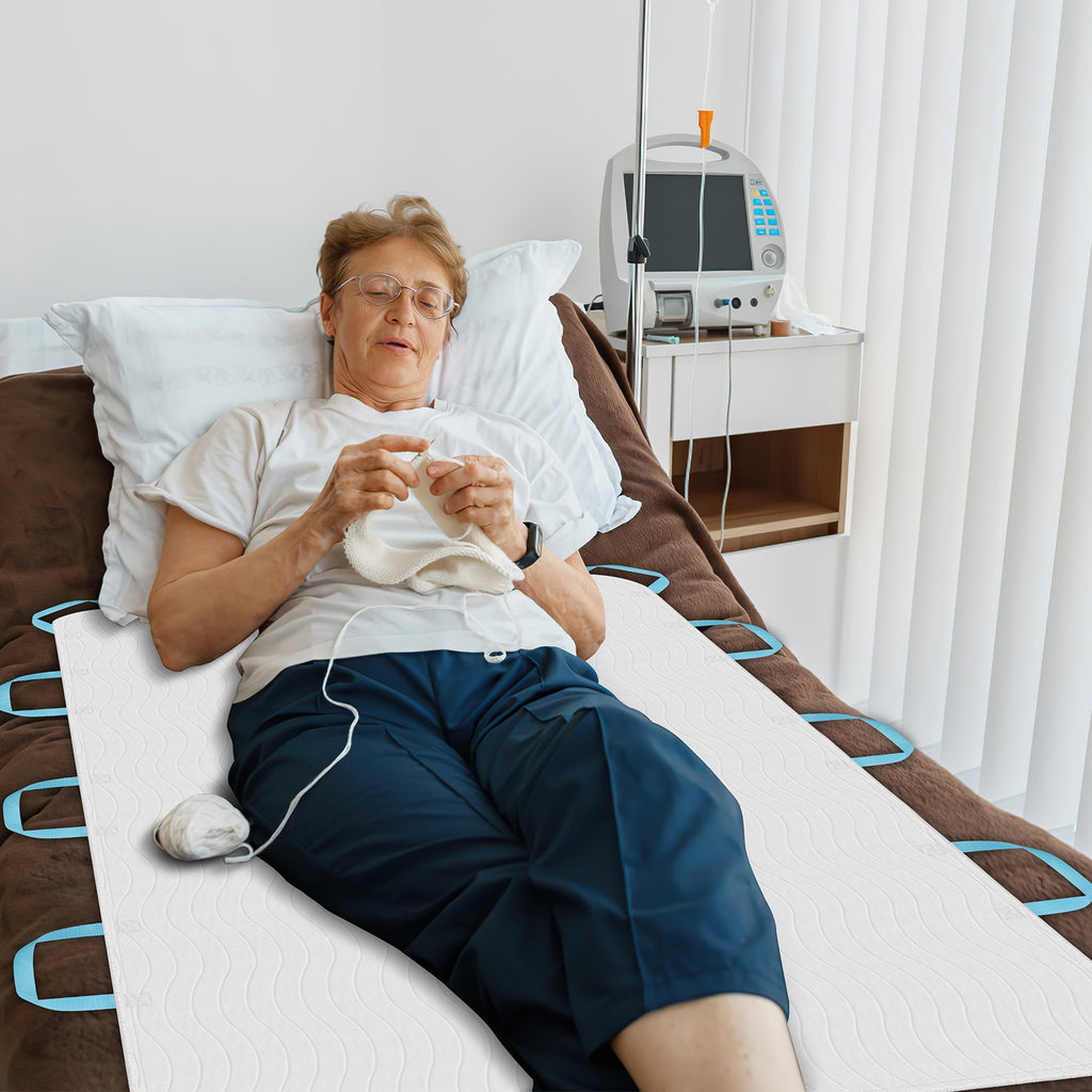 KEKOY Reusable Positioning Bed Pads with 8 Handles, 34" x 52"