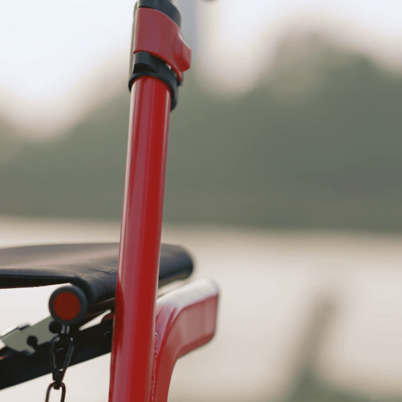 0.08" strong all-aluminum frame 40% thicker than normal