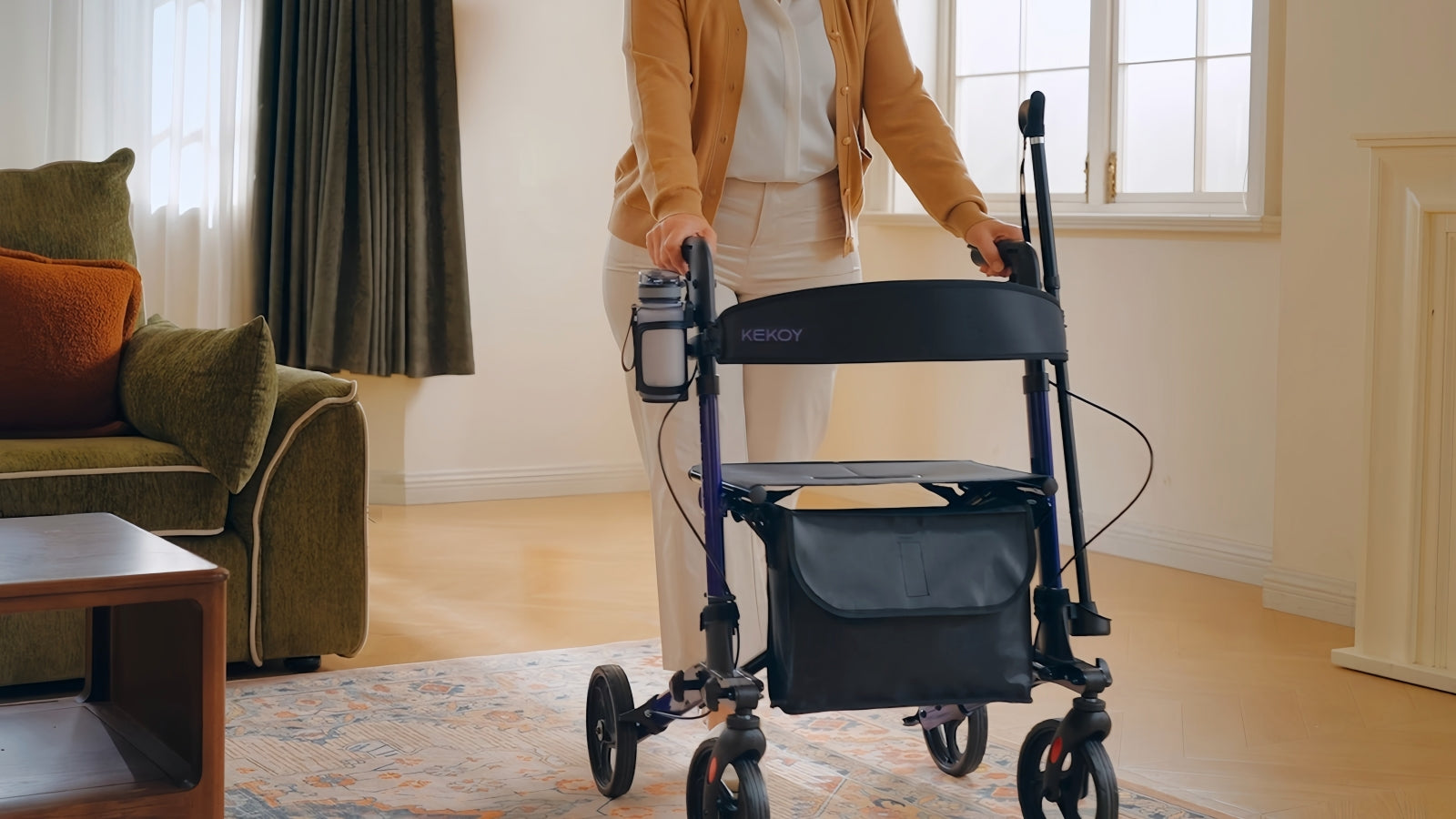 kekoy rollator walker used at home