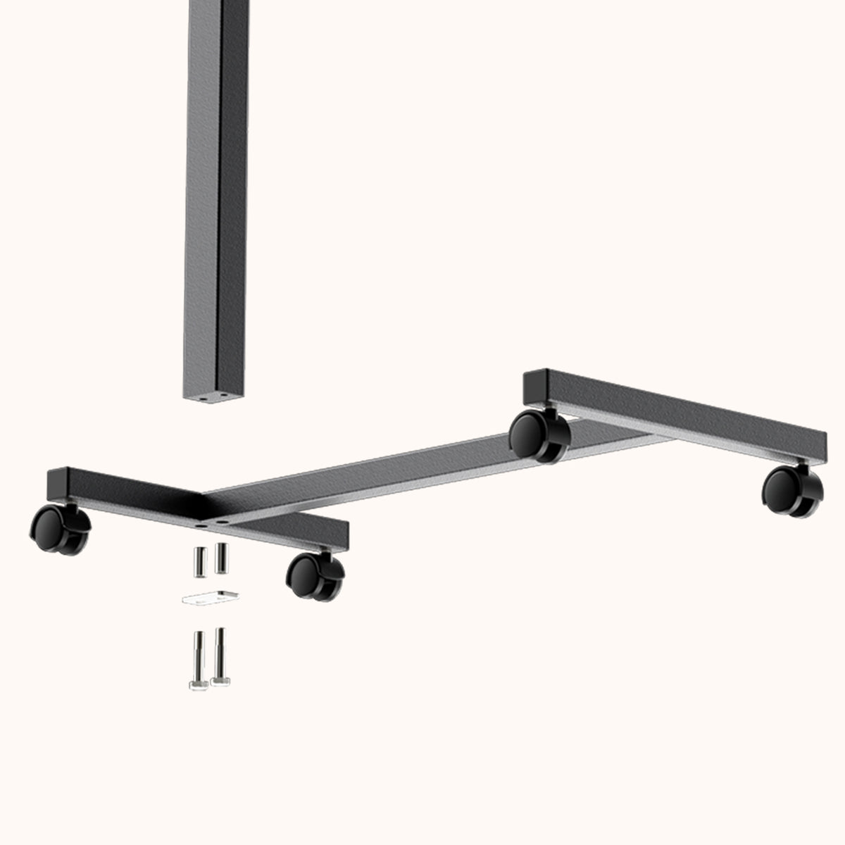 kekoy spring assisted overbed table reinforced base