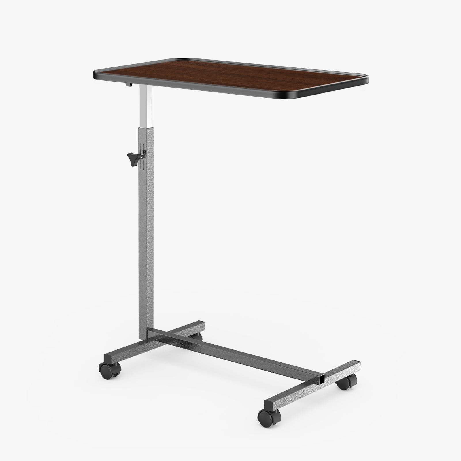 kekoy tilting overbed table with wheels smoke walnut
