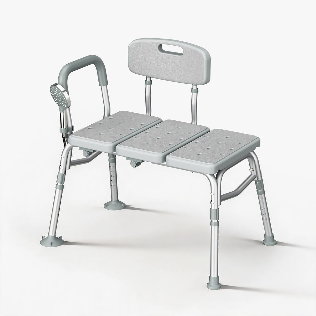 Kekoy tub transfer bench for bathtub and Showers light grey color
