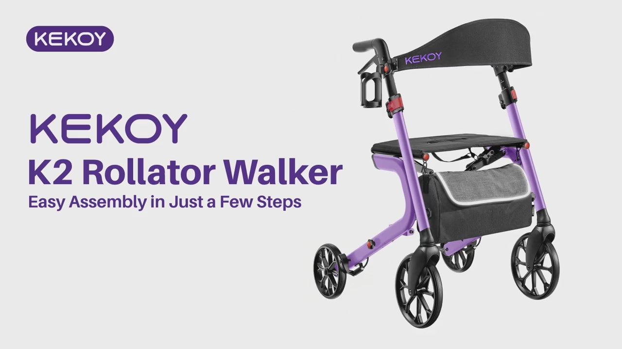 how to install kekoy K2 duty rollator