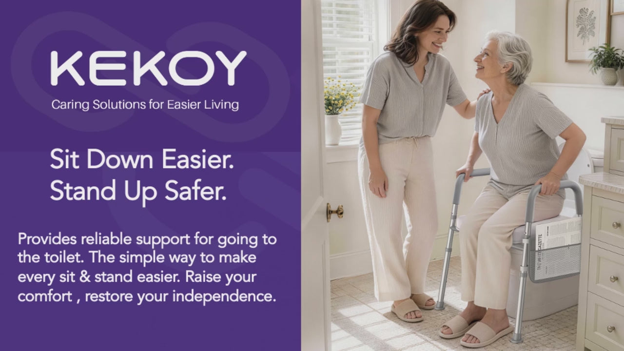 how to install the kekoy toilet seat riser